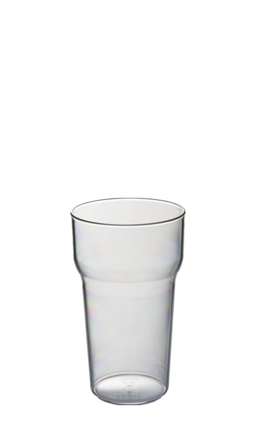 Polycarbonate Tulip half pint beer glasses